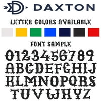 Daxton Classic Snapback ravni račun Visor Vintage Custom Broj slovnih kapaciteta, sivi crni šešir, slovo