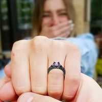 Yubnlvae Prstenovi Pribor Nevjedi nakit za ljudske prsten za angažman modne dame vjenčani poklon prstenovi