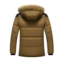 Voncos kaputi za muškarce čišćenje - jesen i zimska casual toplo plus veličina zgušnjavaju lagane jakne