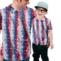 Dan nezavisnosti Sretne povremene majice majice za muškarce Modni ljetni majica pokloni za dečka muška