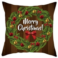 Sretan božićni ispis boja na kauč na razvlačenje na kauč na kauč na kauč na katu kućni komar jastuk