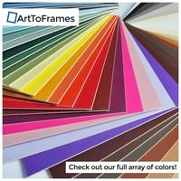 ArttoFrames 11x30 Tulip Custom Mat za okvir za slike sa otvorom za 7x26 fotografije. Samo mat, okvir nije uključen