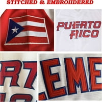 Muška omladina Puerto Rico Clemente Baez bejzbol dres šivene svjetske klasične jednolične kostime