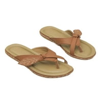 Eloshman Womens Flip Flops Ljetna plaža Clip Toe Thong Sandals Flats Comfort Wide širine Podešači cipele