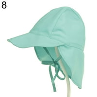 FLMTOP Ljetni sunčani šešir vrat na plaži poklopac poklopca za plažu prozračna za djecu dječaka