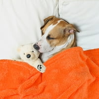 PICCOCASA Fluffy fleece pokrivač za pse, male kućne ljubimce bacaju pokrivače za štenad i mačke (23