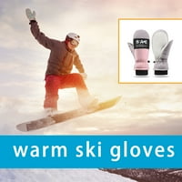 Garhelper ženske vodootporne skijaške zaslonske rukavice, hladne vremenske rukavice za snowboard, klizanje,