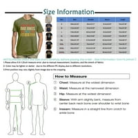 FOPP prodavatelj Muška majica Grafički tekst 3D Štampanje Street Ležerne prilike kratkih rukava Down