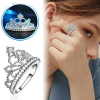 Frehsky prstenovi Personalizirani poklon nakit Micro asfaltirani cirkon prsten Personalizirani prsten za Valentinovo Poklonički prsten