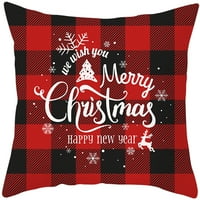 18 Božićni božićni jastuk za jastuk jastuk pamuk kućni kauč bacaju poklone