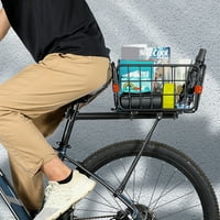 YBeauty biciklistička stražnja košarica višenamjenska sa remen aluminijskim legurom velikih kapaciteta