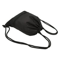 Vodootporni ruksak za crtanje, jednostavan crni vučni ruksak Sport Torba za teretanu sklopiva za žene