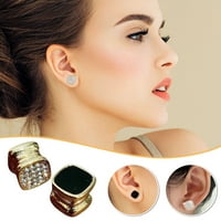 Loopsun Minđuše za žene uši za uši bez rupe u ušima mogu nositi naušnice ženske magnetske dijamante