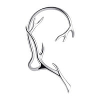 Naušnice Girl Ear Ring Jednostavan grančica uzorka učvršćivanje uho ukrasni uši