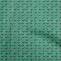 Onuone pamučna kambrična teal zelena tkanina damask šivaći zanatske projekte Tkanini otisci na širokoj