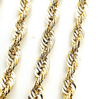 10k originalni zlatni dijamantski rez ogrlica sa lancem