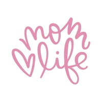 Mama Life naljepnica naljepnica Die Rez - samoljepljivi vinil - Vremenska zaštitna - izrađena u SAD