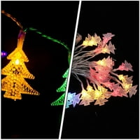 Wesrecia Božićni ukrasi, obrasci. Žičana žica za božićne stablo svetla na bateriji, božićna svjetla