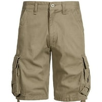 Muške vježbe kratke hlače multi-džepne casual ravne prednje hlače na otvorenom