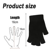 Parovi poluvremene rukavice ženske jesenske i zimske toplotne rukavice - crno