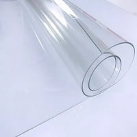 Premium vinilna plastična tkanina jasan prozirni PVC zaštitnik višestrukih upotreba - prodaje se savijen