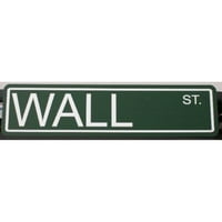 Wall Street Metal Street potpisao sa ulicama New York NY akcijama Broker Michael Douglas Charlie Sheen