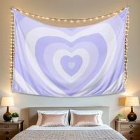Srčani uzorak tapiserija zid viseći zid Art tapestries, zidna dekor tapiserija za spavaću sobu estetsku