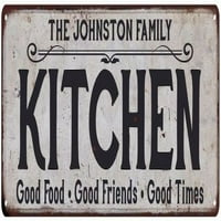 Johnston Porodična kuhinja Poklon šik metalni znak 206180039208