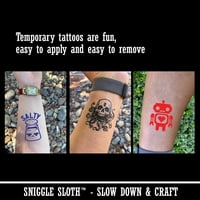 Elegantni sažetak Dragonfly Line Art Vodootporna privremena tetovaža Set lažne umjetničke kolekcije
