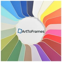 ArttoFrames 12x32 TV siva prilagođena mat za okvir za slike sa otvorom za 8x28 fotografije. Samo mat,