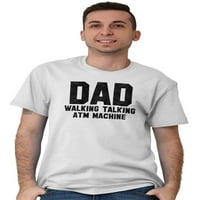 Tata hodajući razgovor o bankomatu Smiješni muški grafički majica majica majica