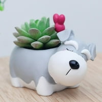 Creative Crtani psi za spavanje Cvijet Vase Puppy Resin Sadner za sukulente Slatki Corgi Mini cvjetni