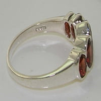 Britanci napravio je 10k bijeli zlatni prirodni prsten ženske žene - Opcije veličine - veličina 9.5
