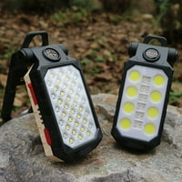 Lomubue Camping Svjetiljka Ultra svijetli višestruki režimi za osvjetljenje Sklopivi viseći kukični