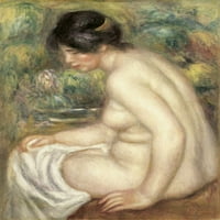Profil odsjedanog Bather Poster Print Pierre-Auguste Renoir