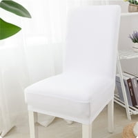 Jednostavna sijamska elastična solidna stolica na poklopcu kućne stolice za trpezariju