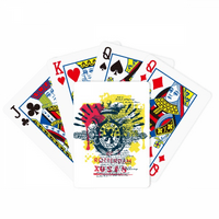 Graffiti Street Crown Lion Visočan uzorak Poker igrati čarobnu karticu Fun Board Game