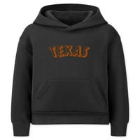 Daxton Omladinski ujedini pulover Gradovi State Dukserice Srednja težina Duks fleesa - Teksas Crna hrđa,
