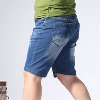 CLlios muns traper kratke hlače ljetne traperice džepne kratke hlače za klizanje modne hlače plus veličina