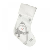 Božićne čarape Kids Božićni poklon bombona božićne stablo kamin polica plišane čarape Obiteljske zimske
