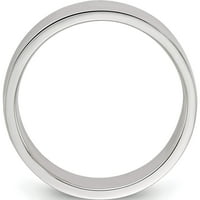Sterling srebrna SS ravna veličina 12. Band proizveden u Sjedinjenim Državama QWFB060-12.5