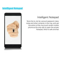 Božićni ponude Shopeessa Božićni pokloni Nakit NFC mobilni telefon Smart prsten od nehrđajućeg čelika