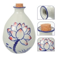 Boca minese japanska keramička stila Flowon Flosk sirće piće Potterovi za pohranu Posudjenovanje lonca