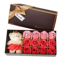 Heiheiup poklon poklon dan ružin sapun za valentinovo medvjed bo poklon mali cvijet kućni dekor jesen