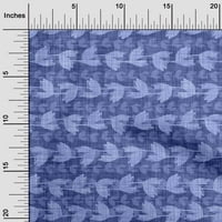 Onuone pamuk poplin srednje plava tkanina azijski blok šivaći materijal za ispis tkanine sa dvorištem