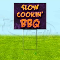 Slow Cookin 'BBQ dvorište, uključuje metalni stup udio