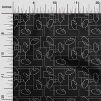 Onuone organske pamučne maze od pamučne maze i zečeve životinjske životinje Sashiko tiskana zanata tkanina