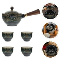 Postavite rotacijski čajnik keramički čajnik čajnik bočne ručke čajnik za prijenosni čaj
