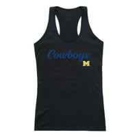 McNeese State University Cowboys and Cowgirls Womens Script Tank Top Majica Grey XL