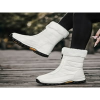 Gomellly Dame udobne zimske cipele klizanje otporne na plišane obloge za snijeg hladnim vremenom na